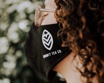 Summit Tea Co Black Cloth Face Mask