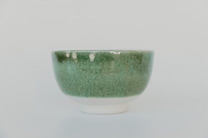 ceramic green matcha bowl