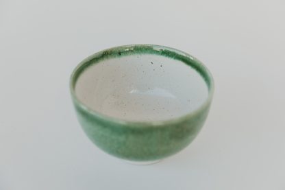 ceramic green matcha bowl