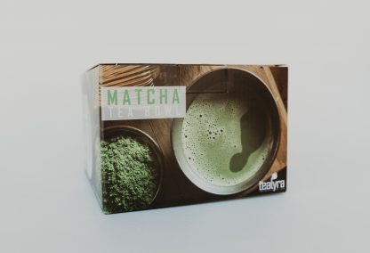 ceramic green matcha bowl box