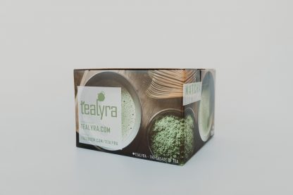 ceramic green matcha bowl box
